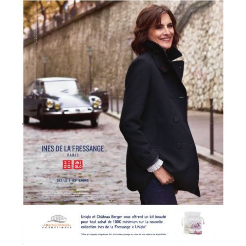 Elle Magazine - Association Ines de la Fressange, Château Berger and Uniqlo !