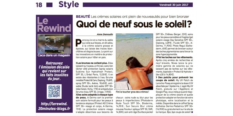 20 minutes - Quoi de neuf sous le soleil
